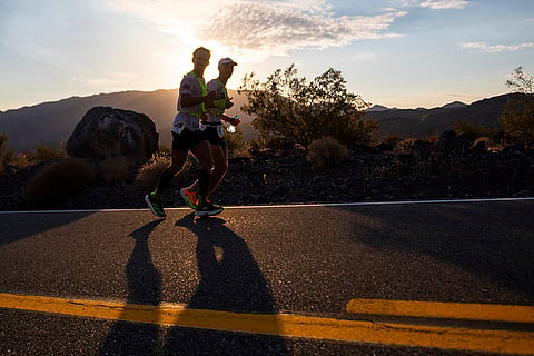 Ivan Penalba Lopez from Spain and his pacer